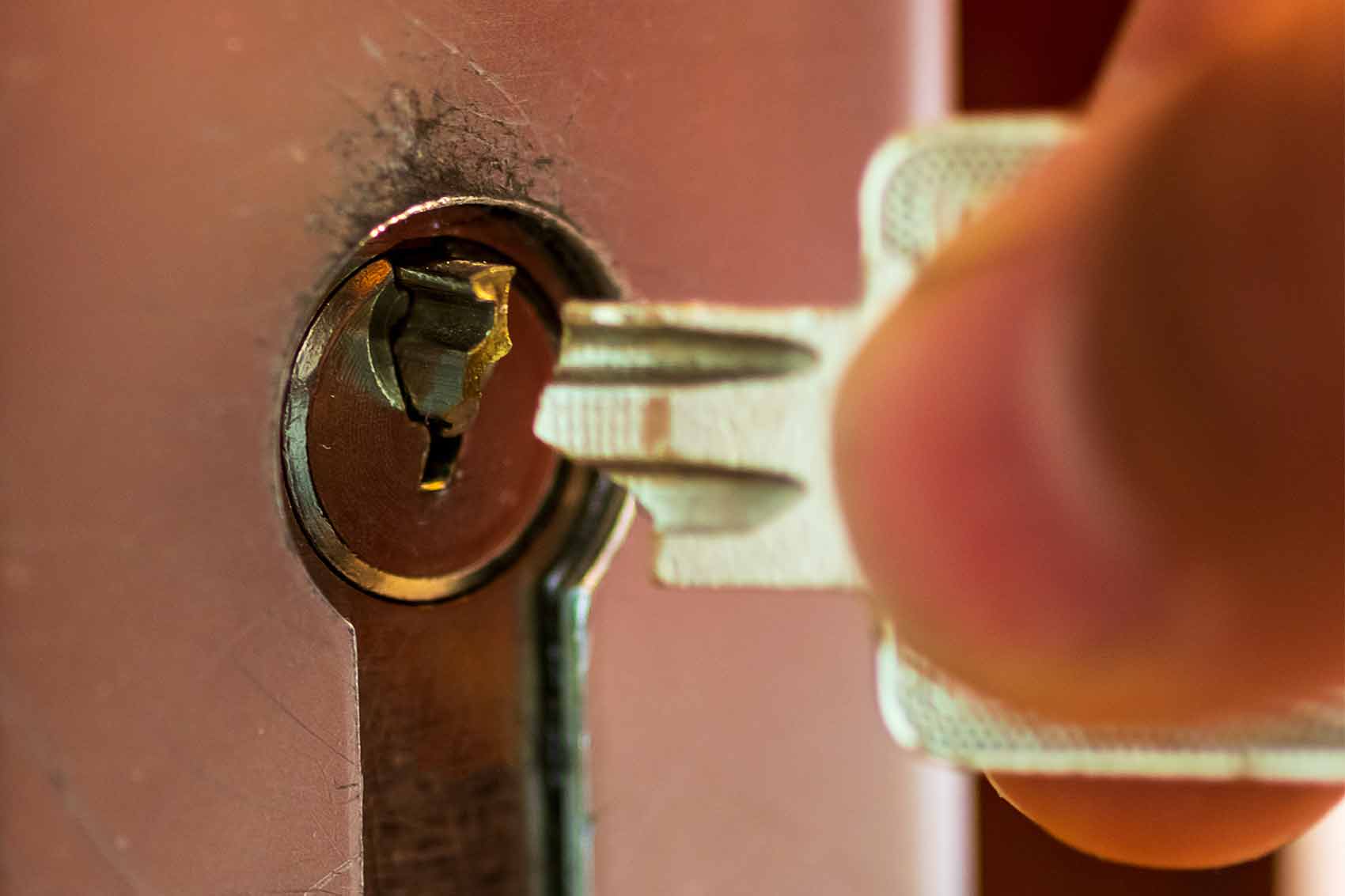 clé cassée dans la serrure